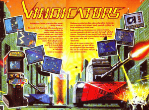 Vindicators (Europe, rev 3) Arcade Game Cover